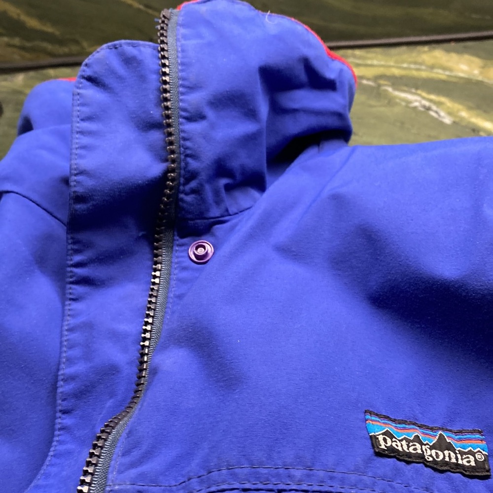 Patagonia Shelled Synchilla Ski Jacket Purple Red Womens Small Vintage - Picture 9 of 16